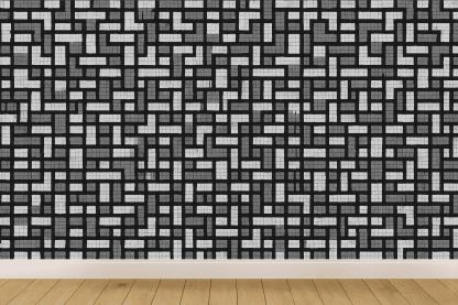 Dark Matter Grid Noise premium wall decorations
