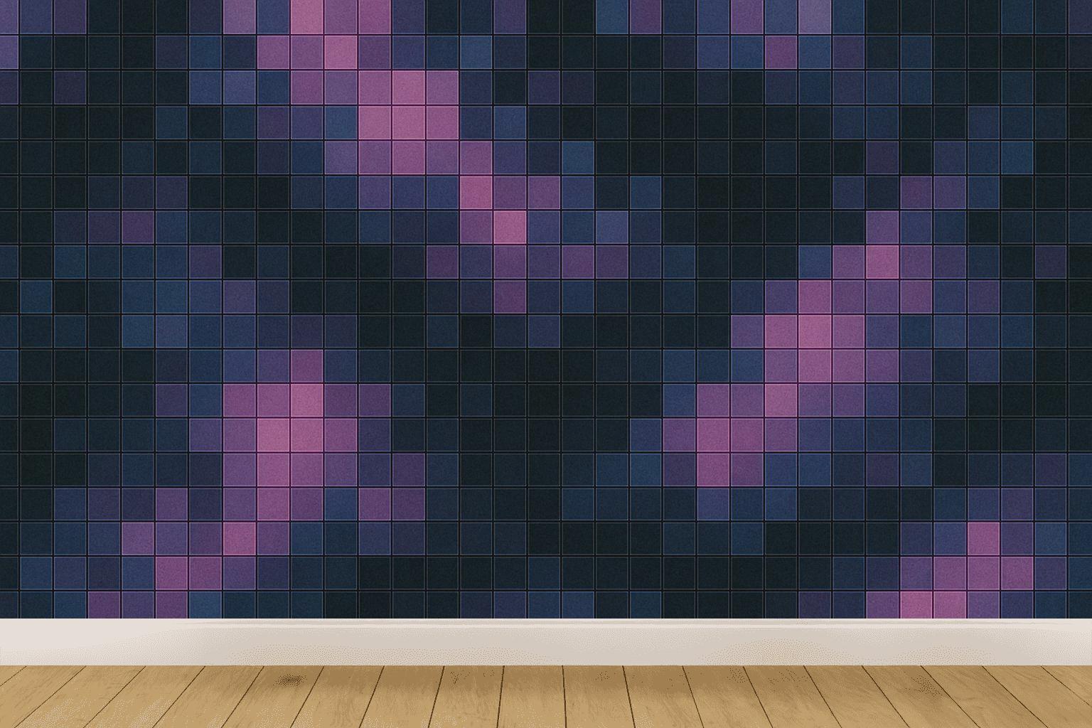 Nebula Pixel Mesh decorative wall murals