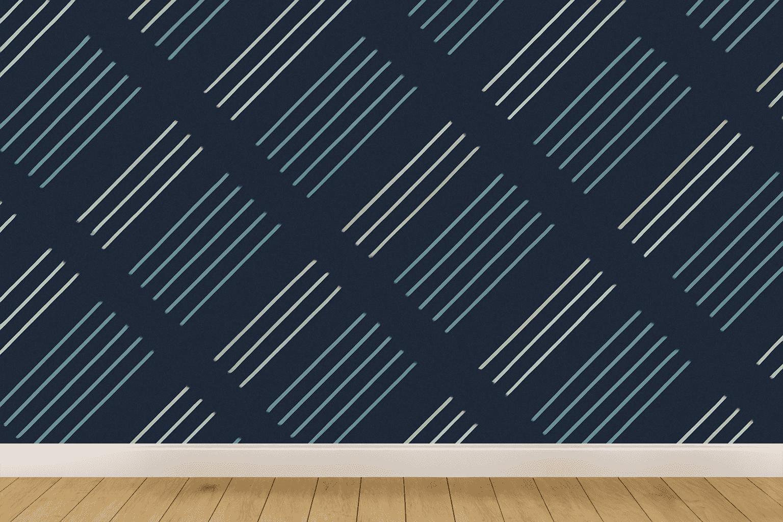 Comet Trail Stripe Array trendy peel wallpapers