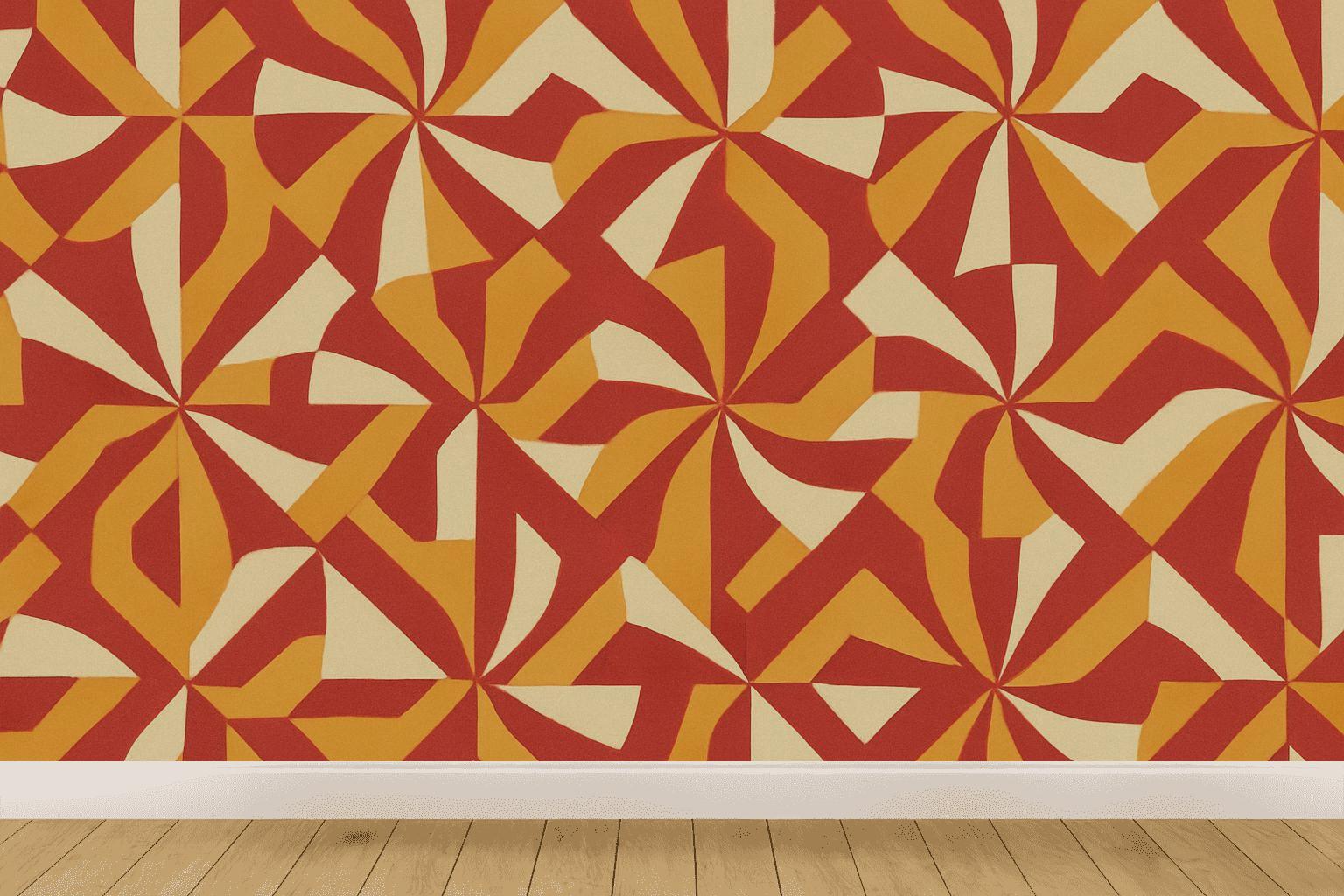 Rotational Ribbon Tessellation unique pattern wallpapers