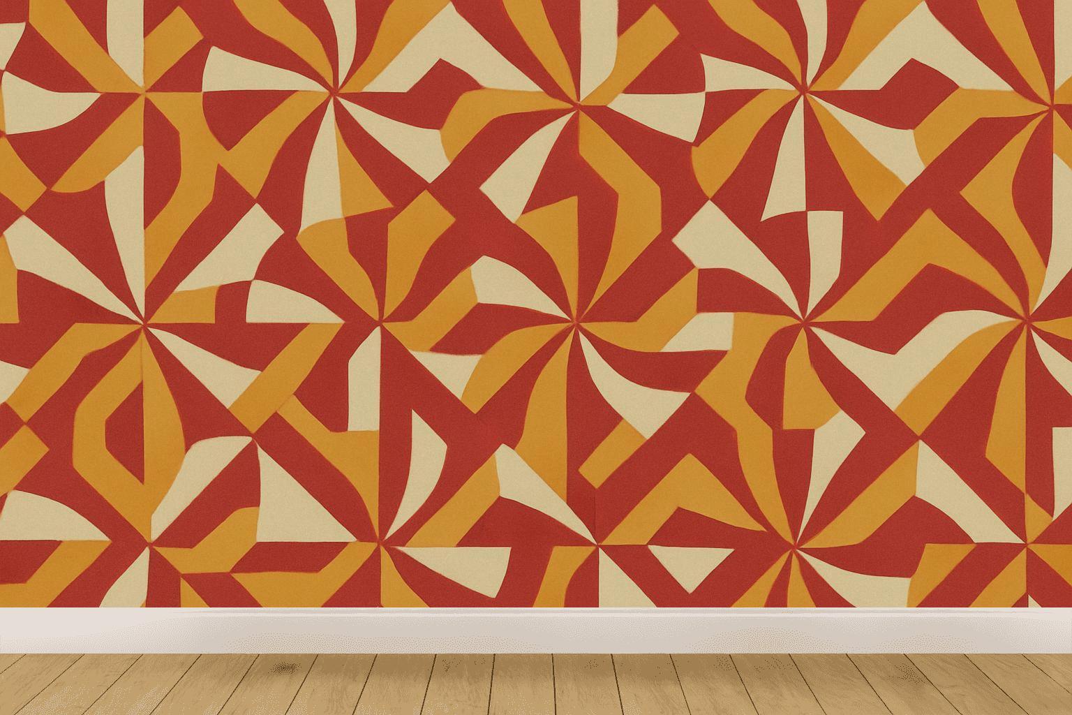 Rotational Ribbon Tessellation unique pattern wallpapers