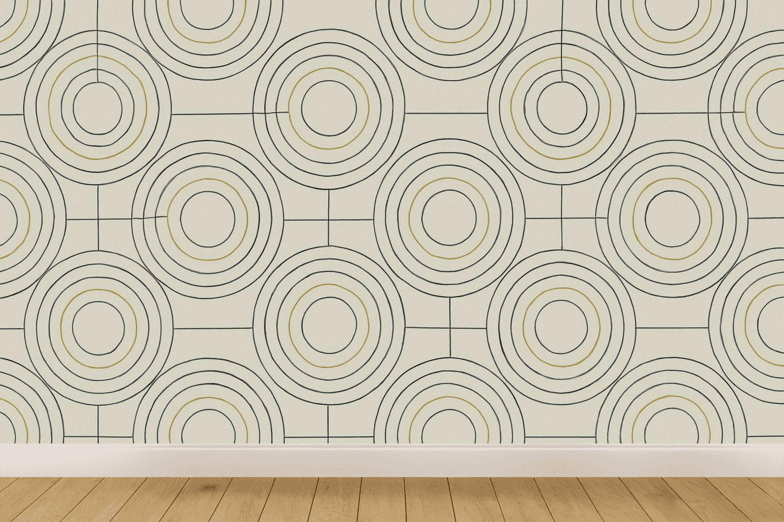 Concentric Line Register premium wall decorations