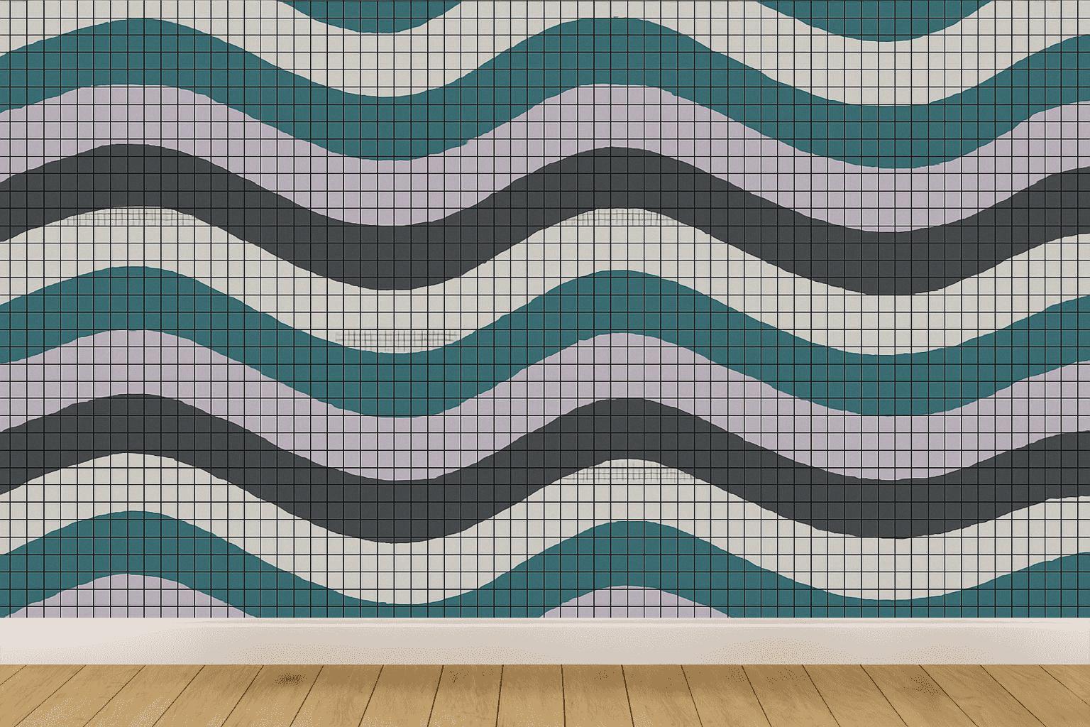 Nebula Grid Interference unique pattern wallpapers