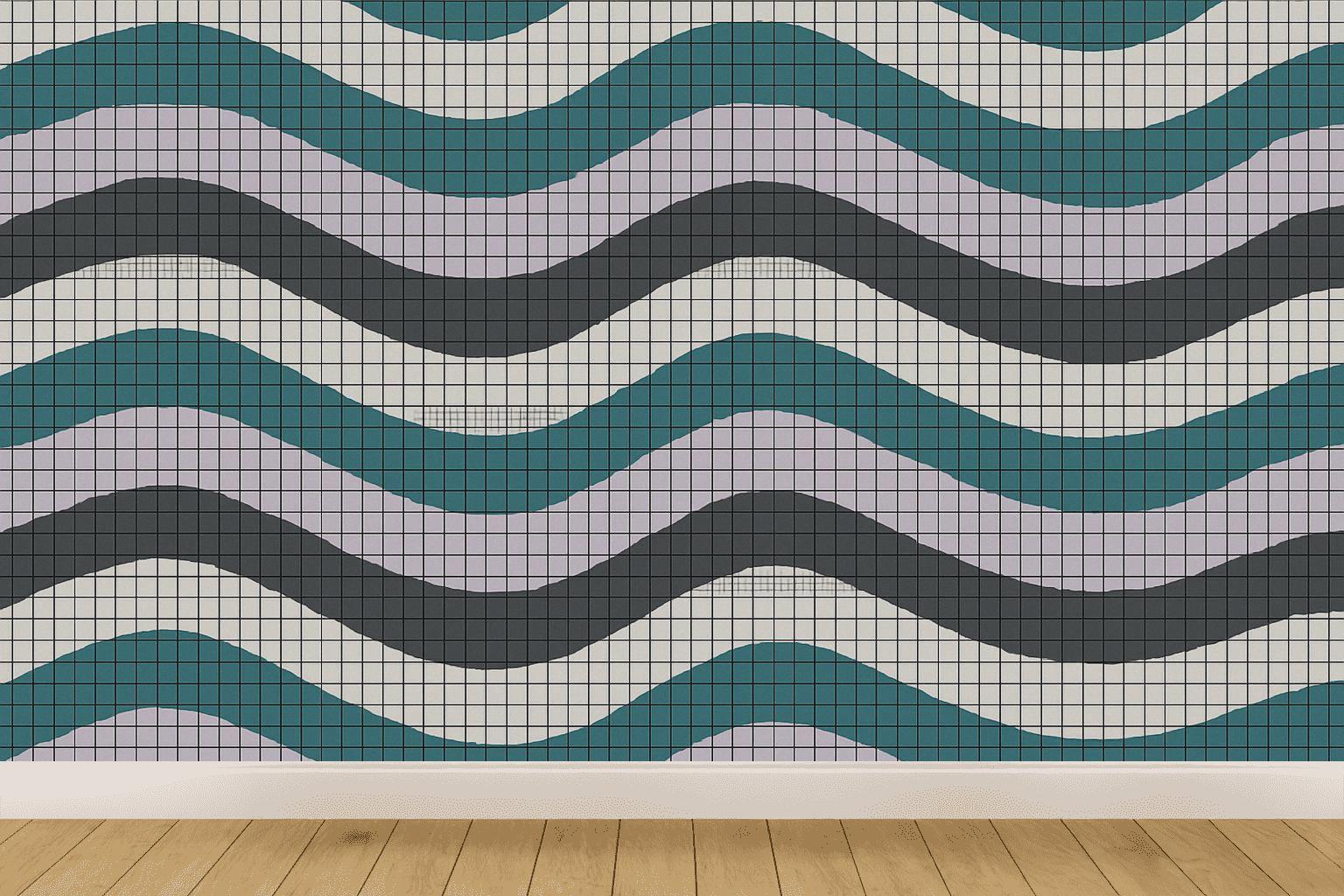 Nebula Grid Interference unique pattern wallpapers