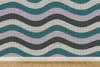 Nebula Grid Interference unique pattern wallpapers