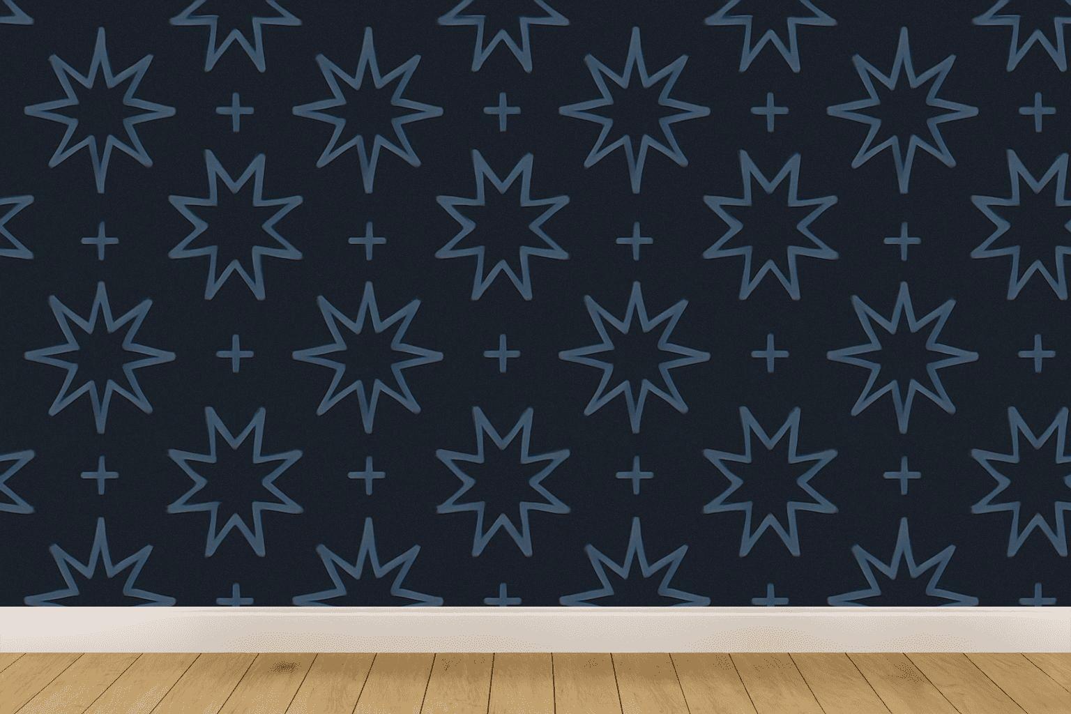 Stellar Glyph Repeat unique pattern wallpapers