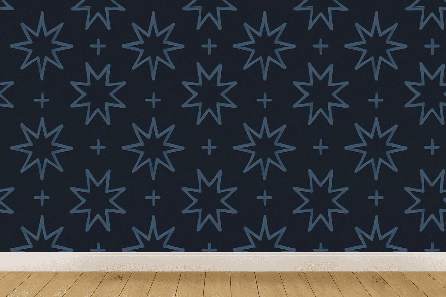 Stellar Glyph Repeat unique pattern wallpapers