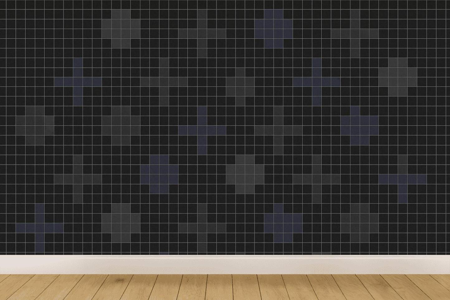 Dark Matter Microgrid wallpapers for interior design