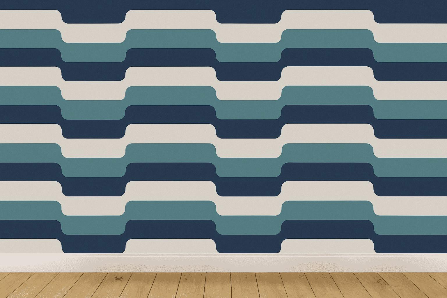 Staggered Ribbon Frequencies custom wallpapers