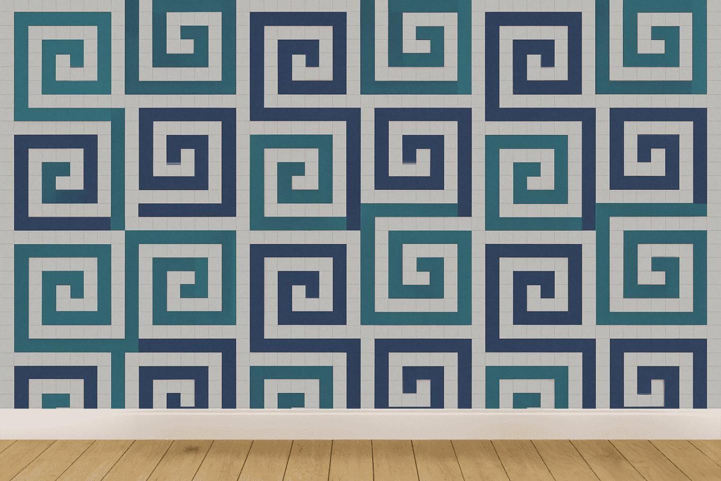 Constrained Spiral Grid premium wall decorations