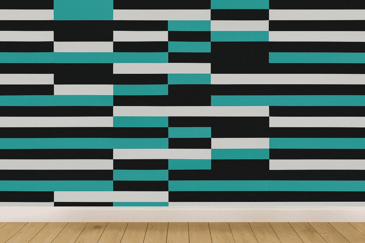 Phase Shift Stripe Code decorative wall murals