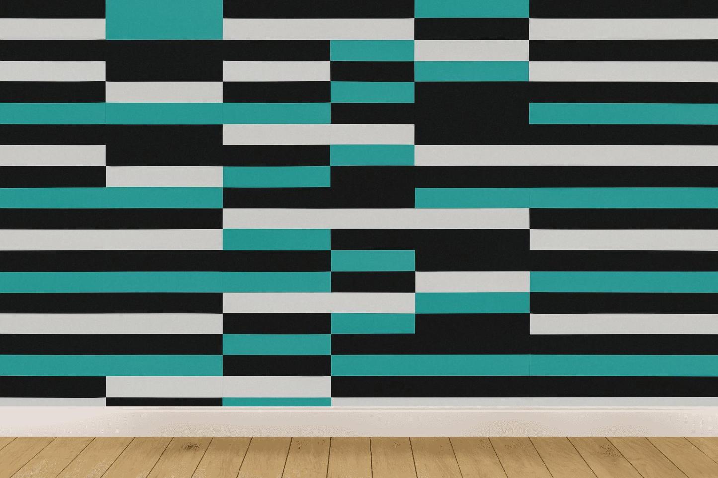 Phase Shift Stripe Code decorative wall murals