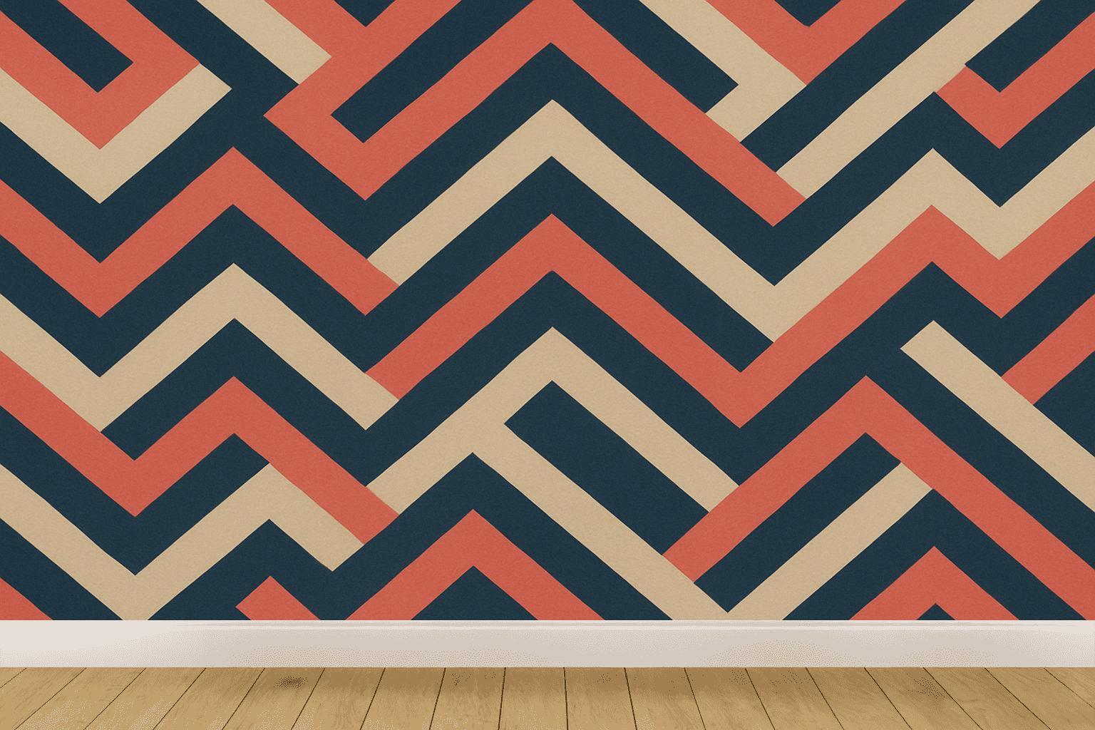 Angular Ribbon Tessellation stylish home wallpapers