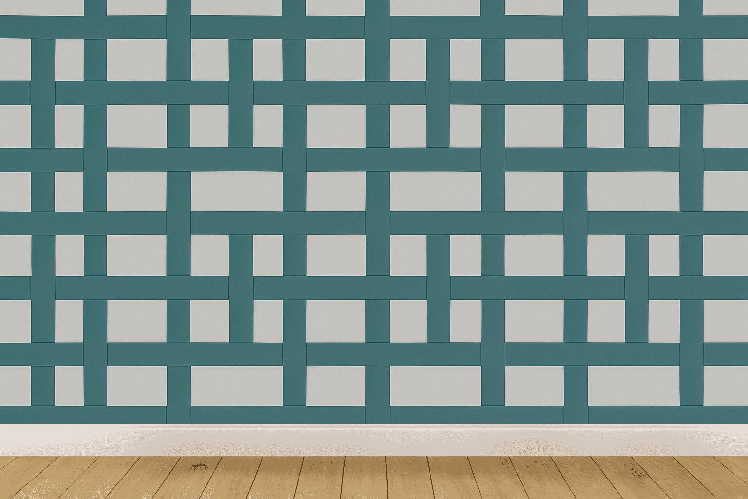 Offset Lattice Weave premium wall decorations