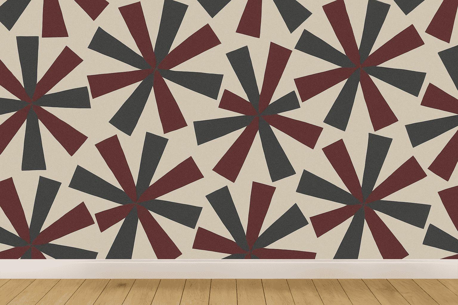 Rotational Step Mosaic decorative wall murals