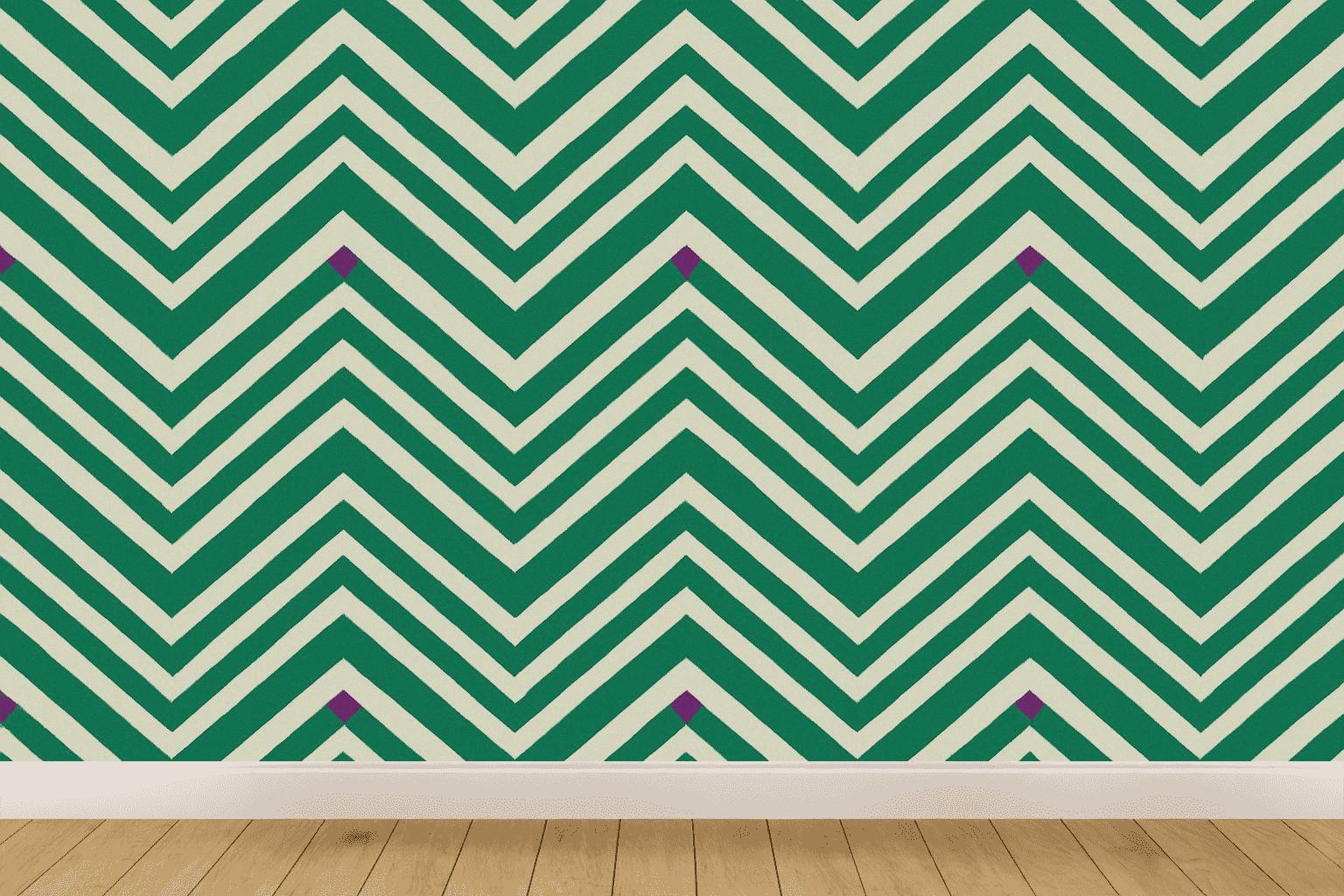 Chevron Sync Cascade Weave wallpapers for interior design