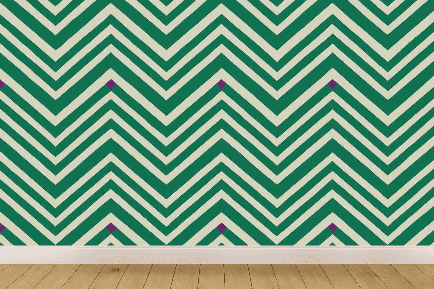 Chevron Sync Cascade Weave wallpapers for interior design