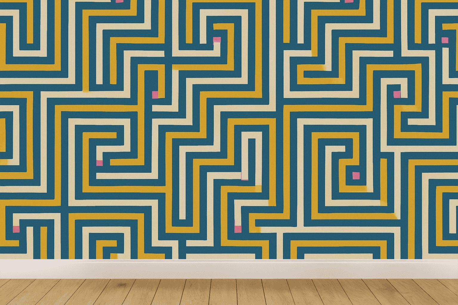 Recursive Edge Ladder Quilt stylish home wallpapers