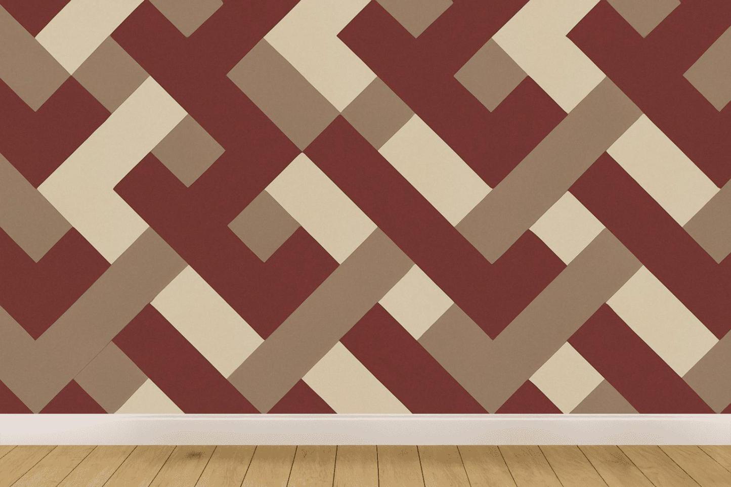Braided Band Lattice Strips stylish home wallpapers