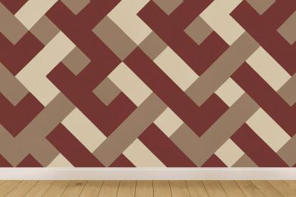 Braided Band Lattice Strips stylish home wallpapers