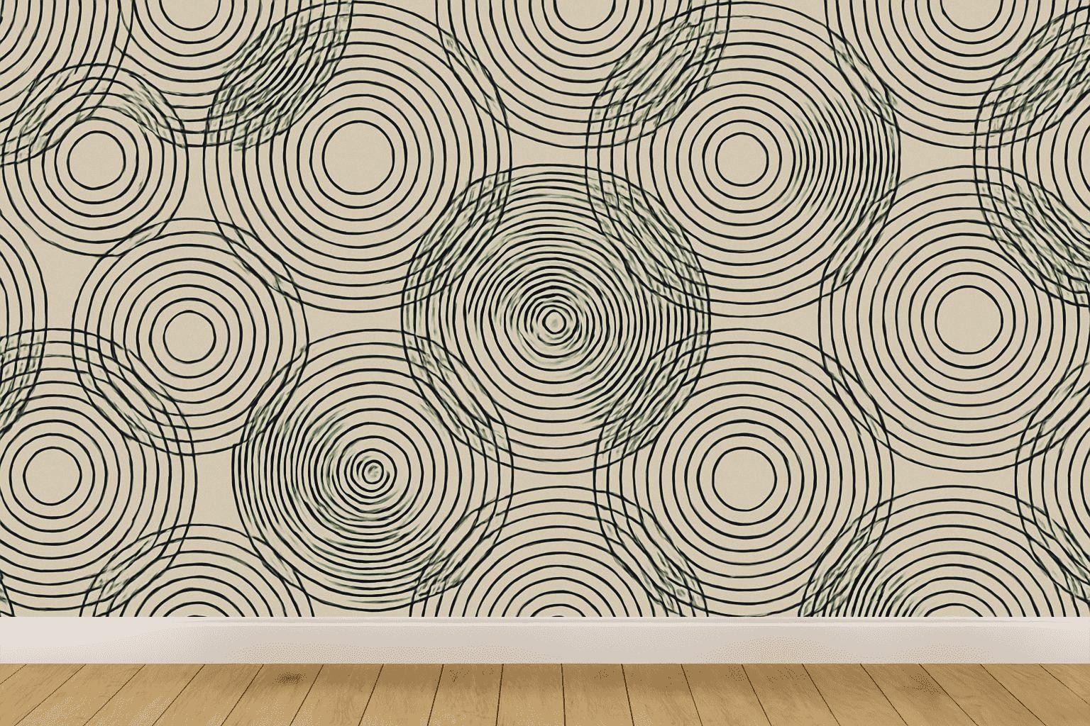 Moire Orbit Interference decorative wall murals