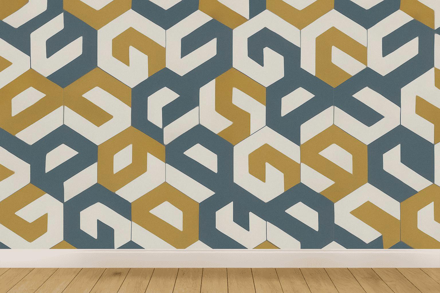 Hex Kink Relay personalized wall coverings