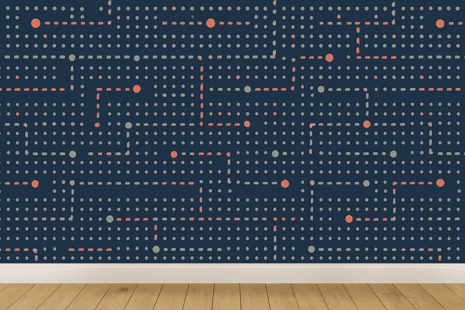 Stitched Microdot Circuit premium wall decorations