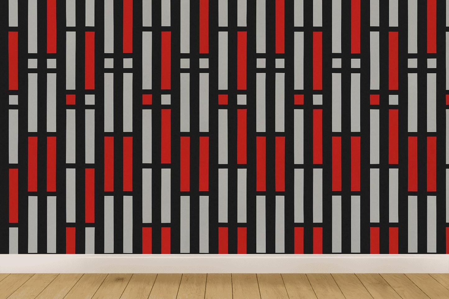 Staggered Barcode Weave unique pattern wallpapers