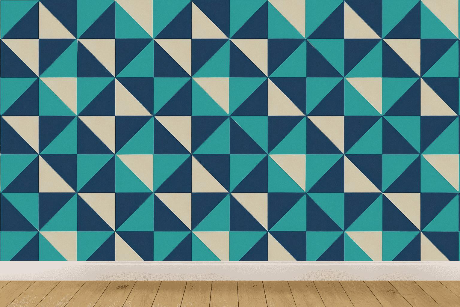 Radial Pinwheel Tiles trendy peel wallpapers