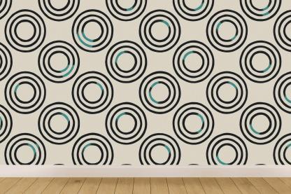 Concentric Loop Register decorative wall murals