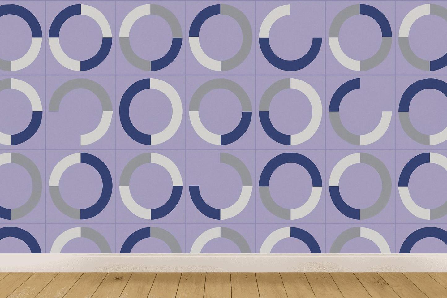 Ring System Radial Tiles premium wall decorations