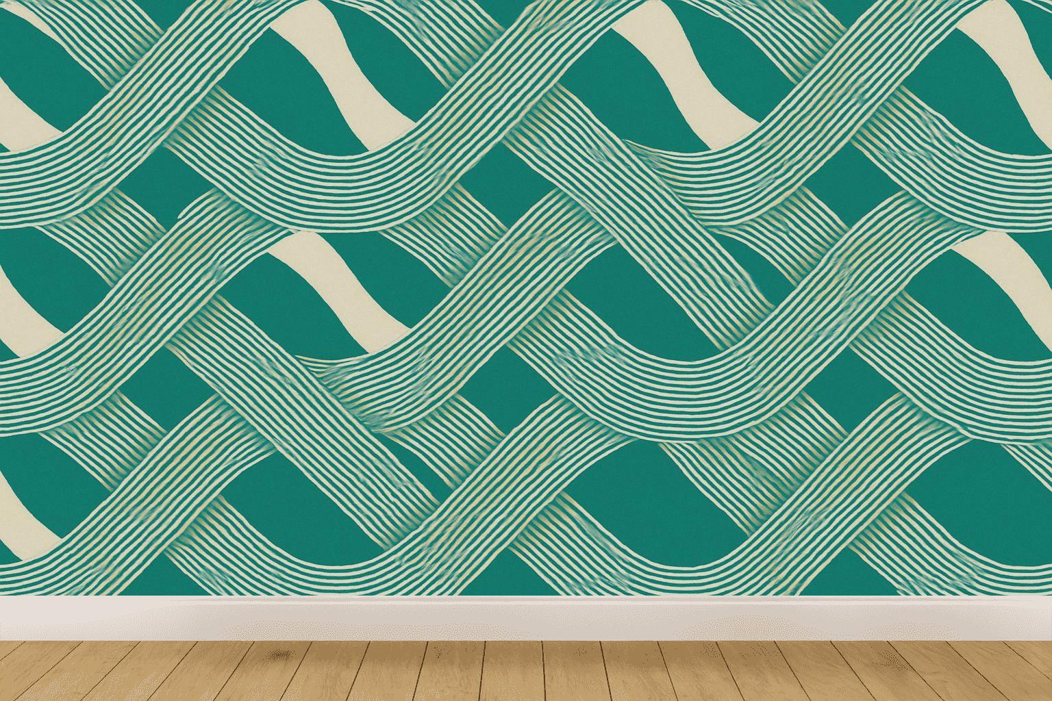 Moire Ribbon Interference premium wall decorations