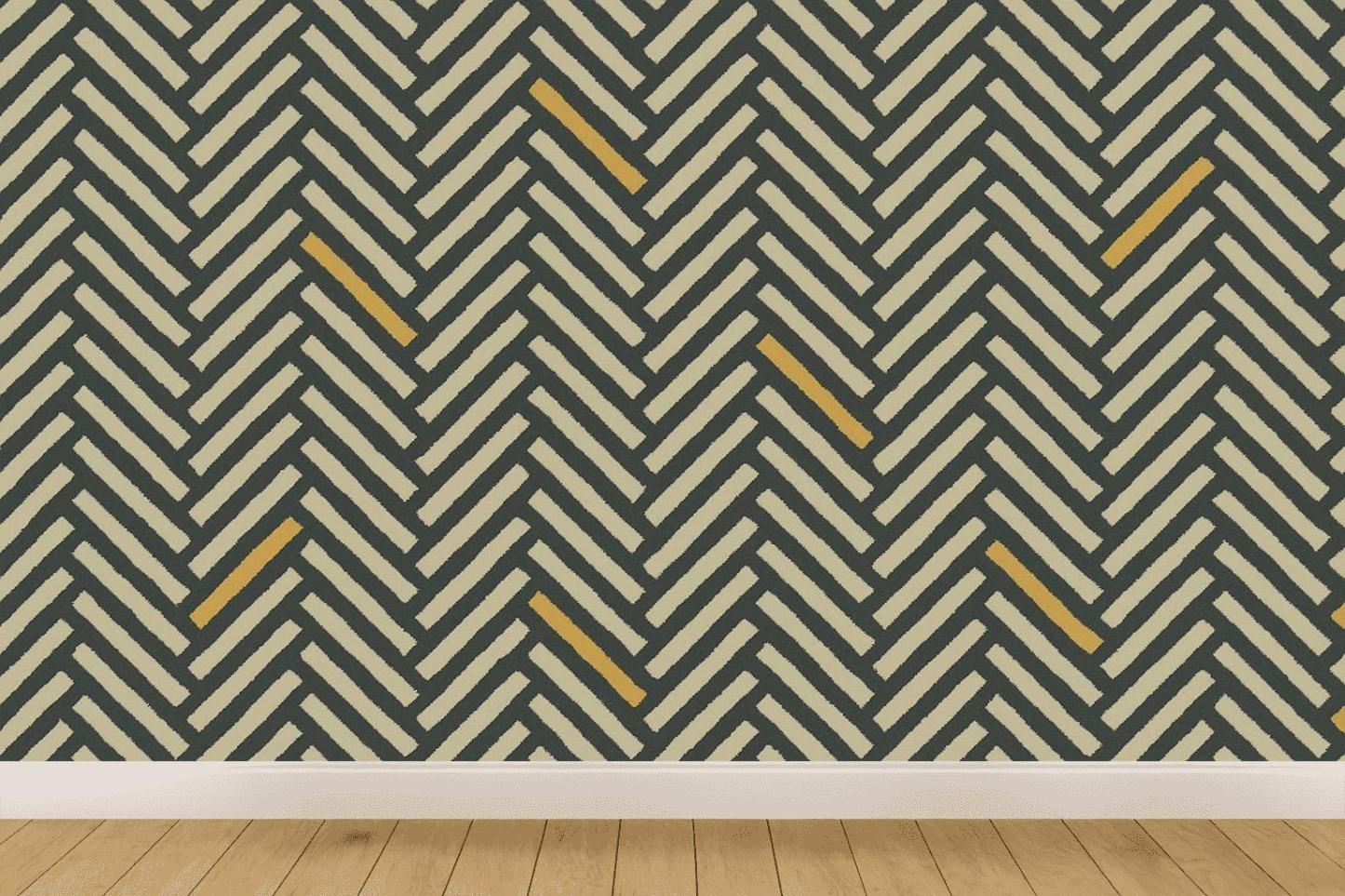 Herringbone Microbar Relay stylish home wallpapers
