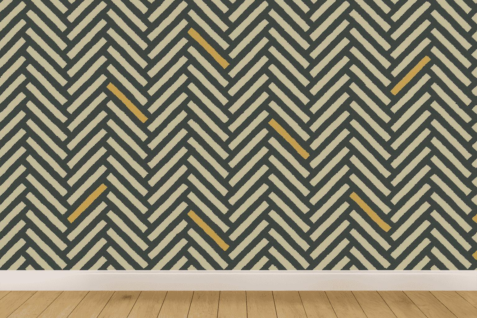 Herringbone Microbar Relay stylish home wallpapers