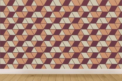 Triangular Shard Mosaic Repeat designer printed wallpapers