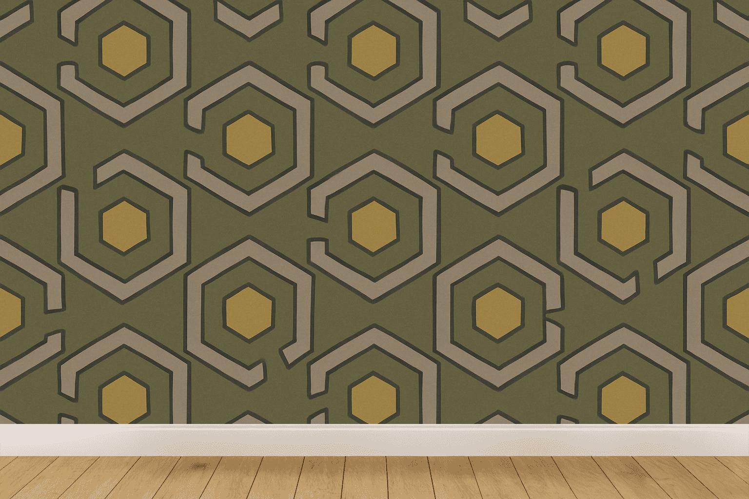 Hex Kernel Drift Tiles premium wall decorations