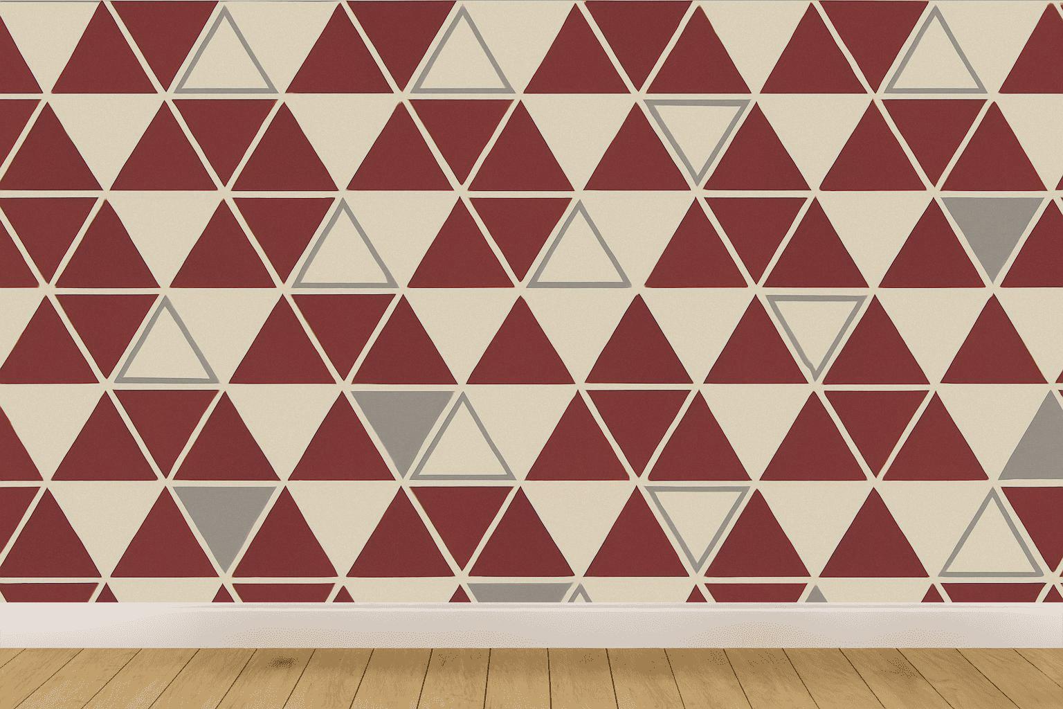 Quilted Triangle Flip Grid stylish home wallpapers