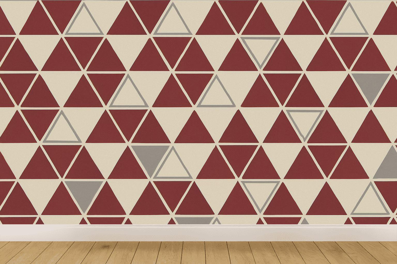 Quilted Triangle Flip Grid stylish home wallpapers