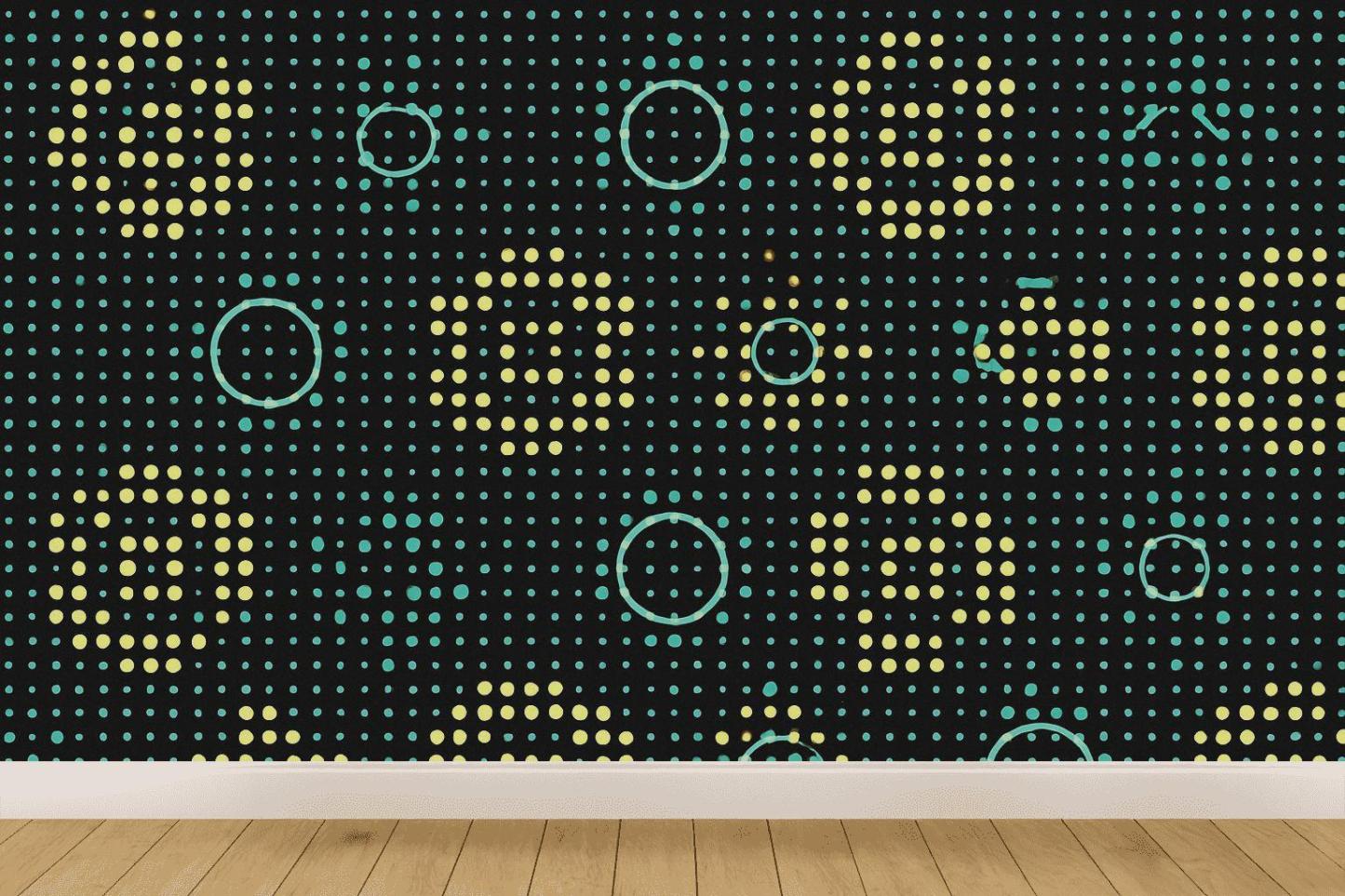 Dot Circuit Raster Bloom trendy peel wallpapers