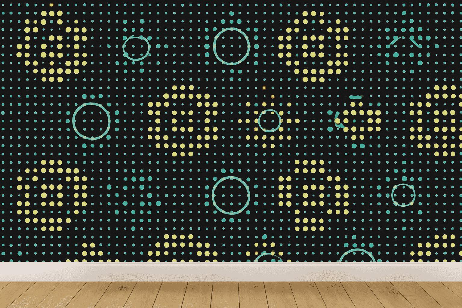 Dot Circuit Raster Bloom trendy peel wallpapers