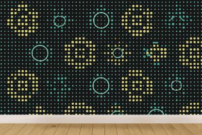 Dot Circuit Raster Bloom trendy peel wallpapers