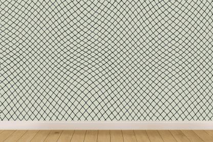 Moire Lattice Interference Weave designer printed wallpapers