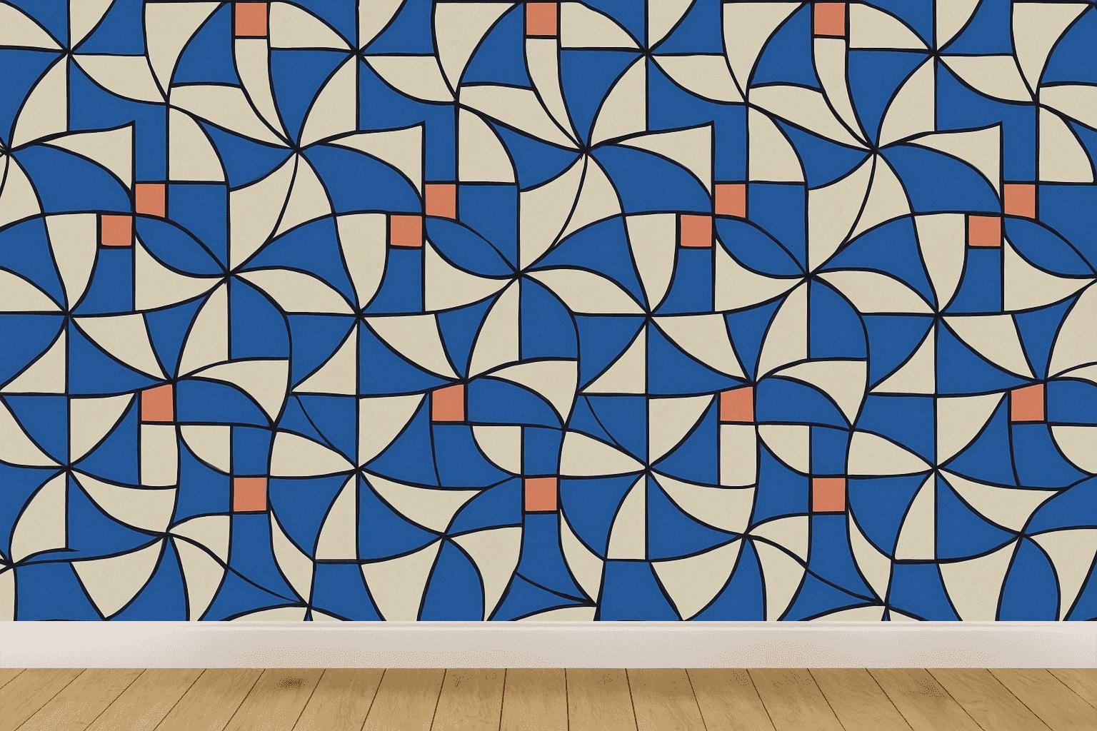 Pinwheel Microtile Cadence premium wall decorations