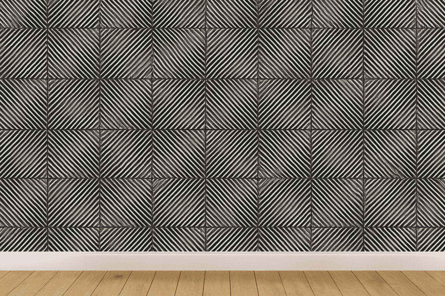 Moire Line Interference Quilt personalized wall coverings