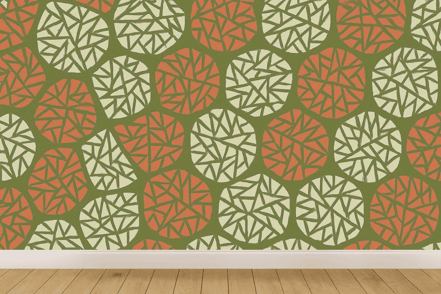 Cellular Shard Mosaic Scatter wallpapers for interior design