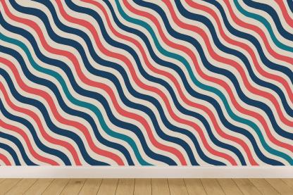 Moire Ribbon Interference decorative wall murals