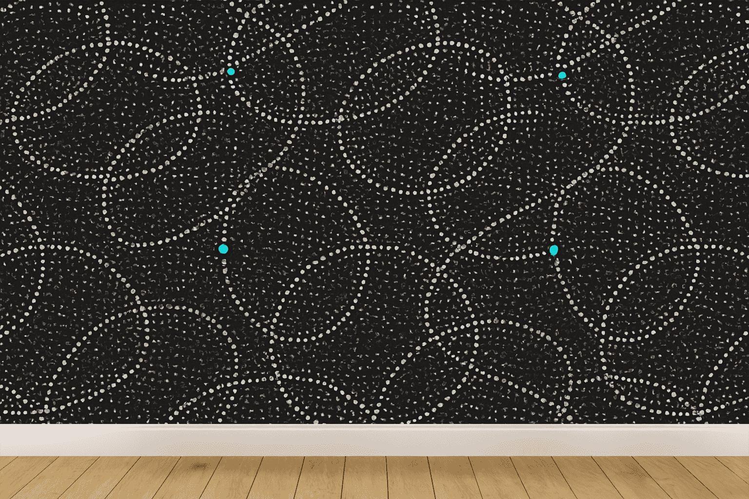 Microdot Orbit Scatter trendy peel wallpapers