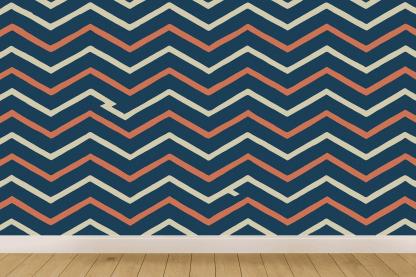 Phase Locked Zigzag Weave premium wall decorations