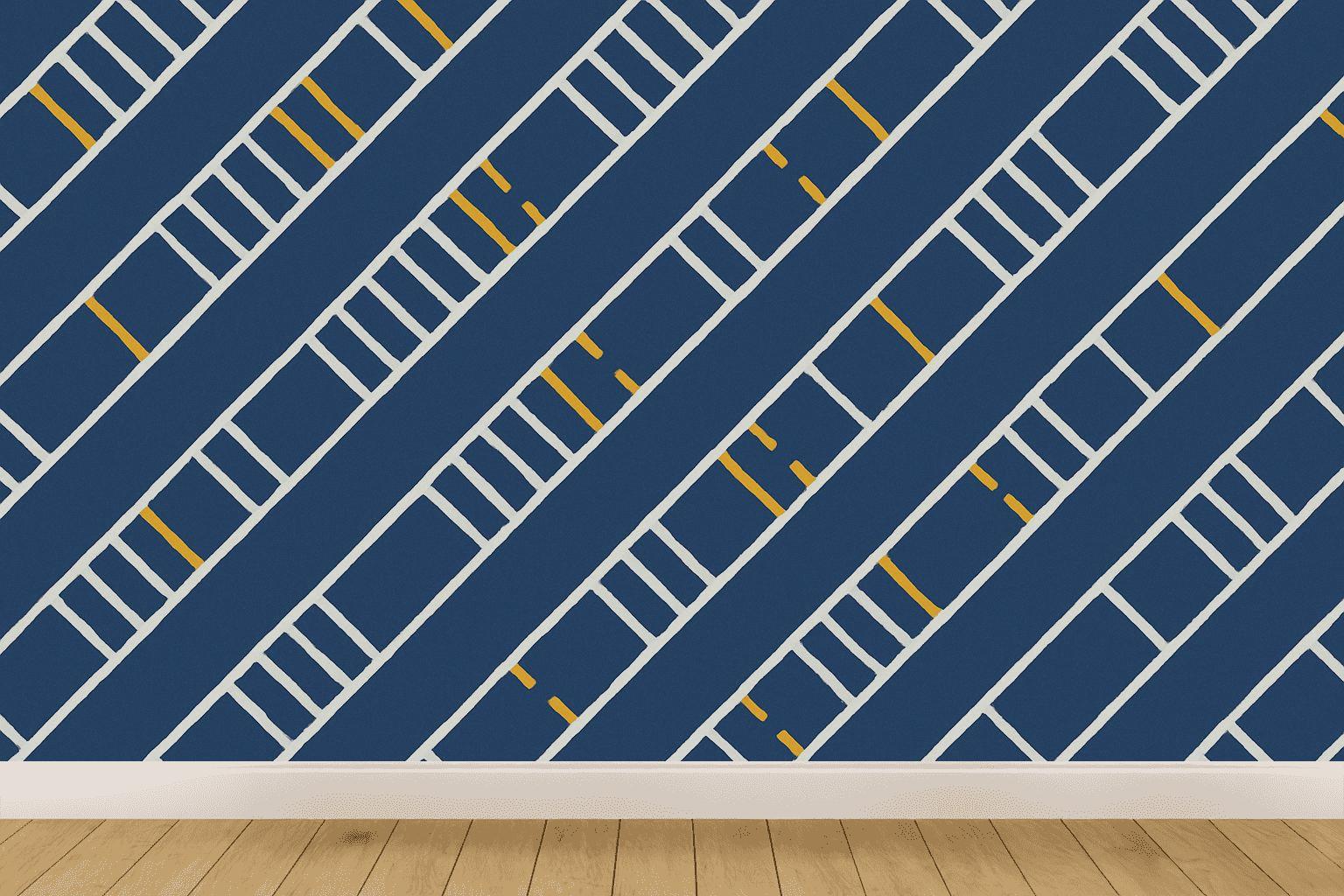 Diagonal Ladder Notch Sweep wallpapers for interior design