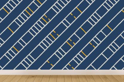 Diagonal Ladder Notch Sweep wallpapers for interior design